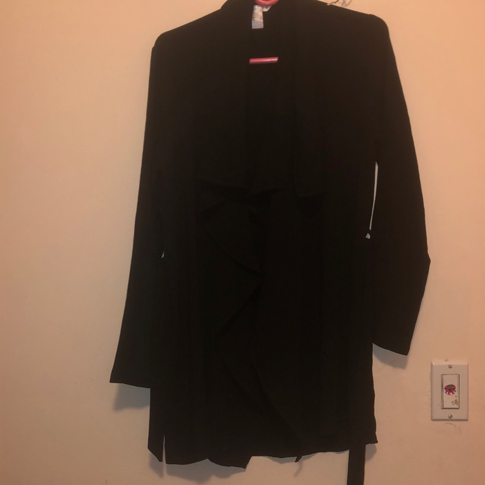 Black cardigan